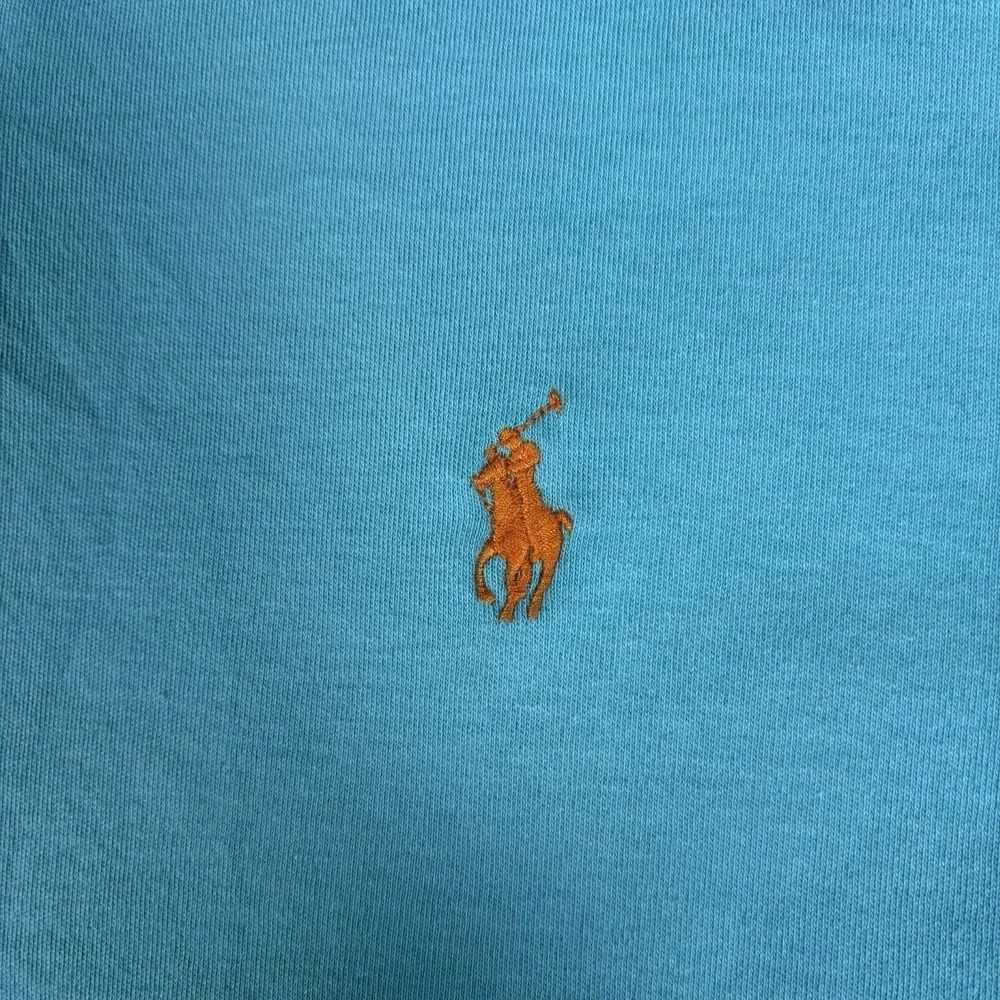 Polo Ralph Lauren Polo Shirt Mens Large Blue 100% Cotton Short Sleeve Pony